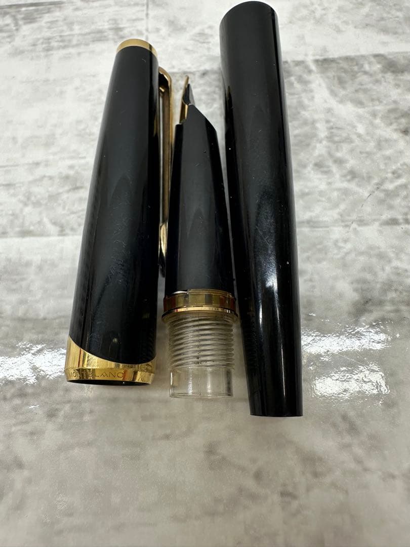 MONT BLANC 万年筆 インクカートリッジ付き ペン先750刻印