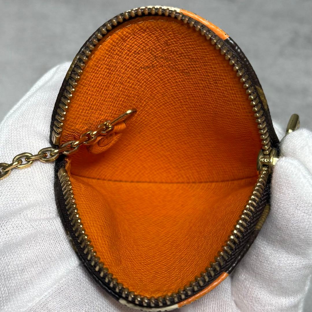 超美品 激レア ルイヴィトン モノグラム グルーム オレンジ ポルトモネロン