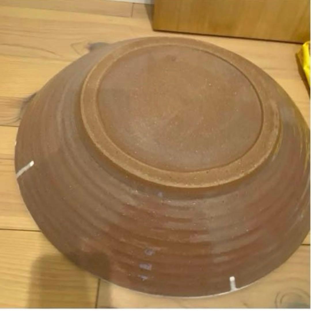 木村勝明（白兎）造 清水公照絵付 瀬戸焼 三羽鶴図大皿 共