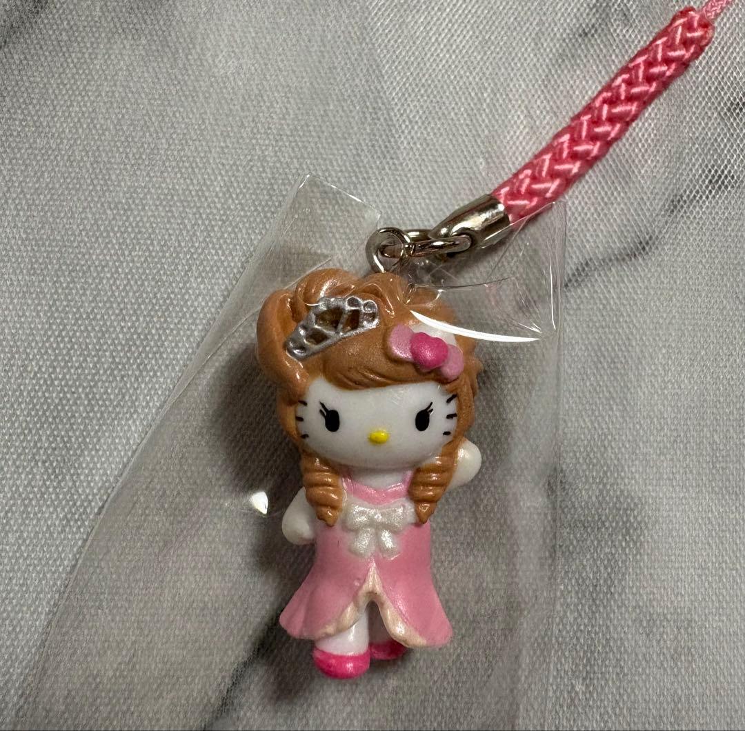 ハローキティ モモエリ コラボ根付け マスコット ストラップ 2種 レア 希少