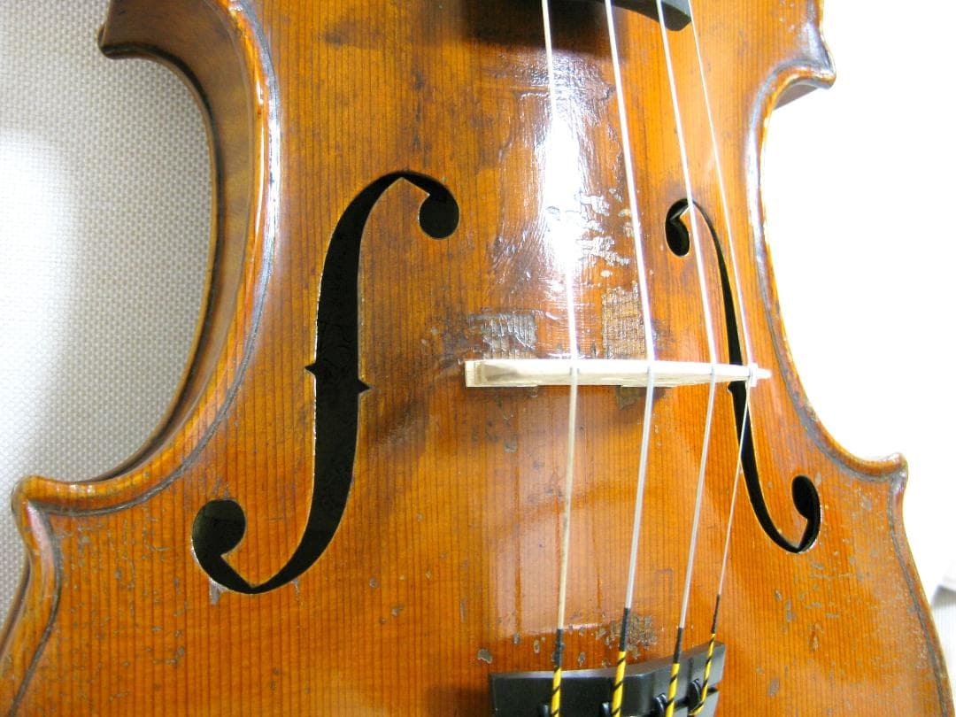 【初期ラベル】 鈴木政吉 M.SUZUKI. No.7 バイオリン 4/4