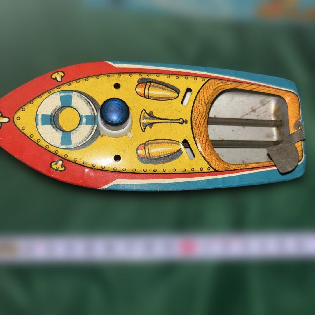 ポンポン船 赤・青・黄色 約20cm