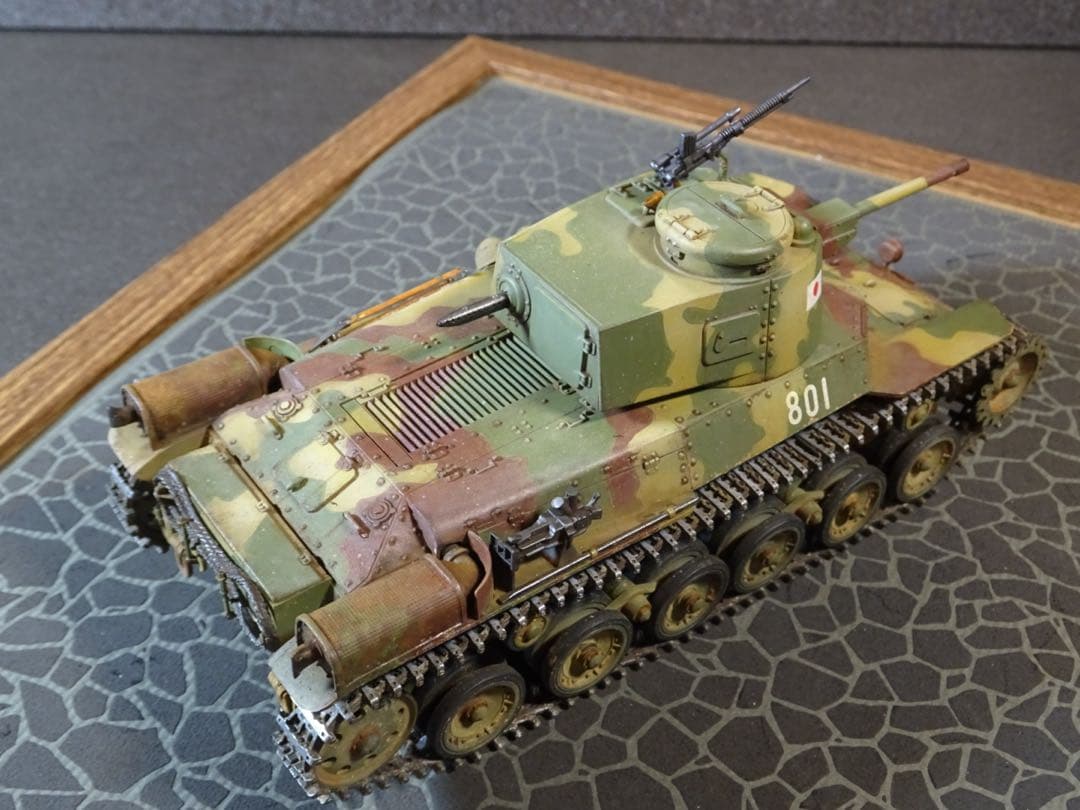 タミヤ1/35 日本陸軍97式中戦車改　戦車プラモデル　完成品