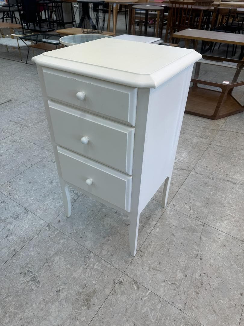 Francfranc リリオ サイドチェスト クリーム ミーオ チェスト ホワイト（W600×H750） | Francfranc（フランフラン