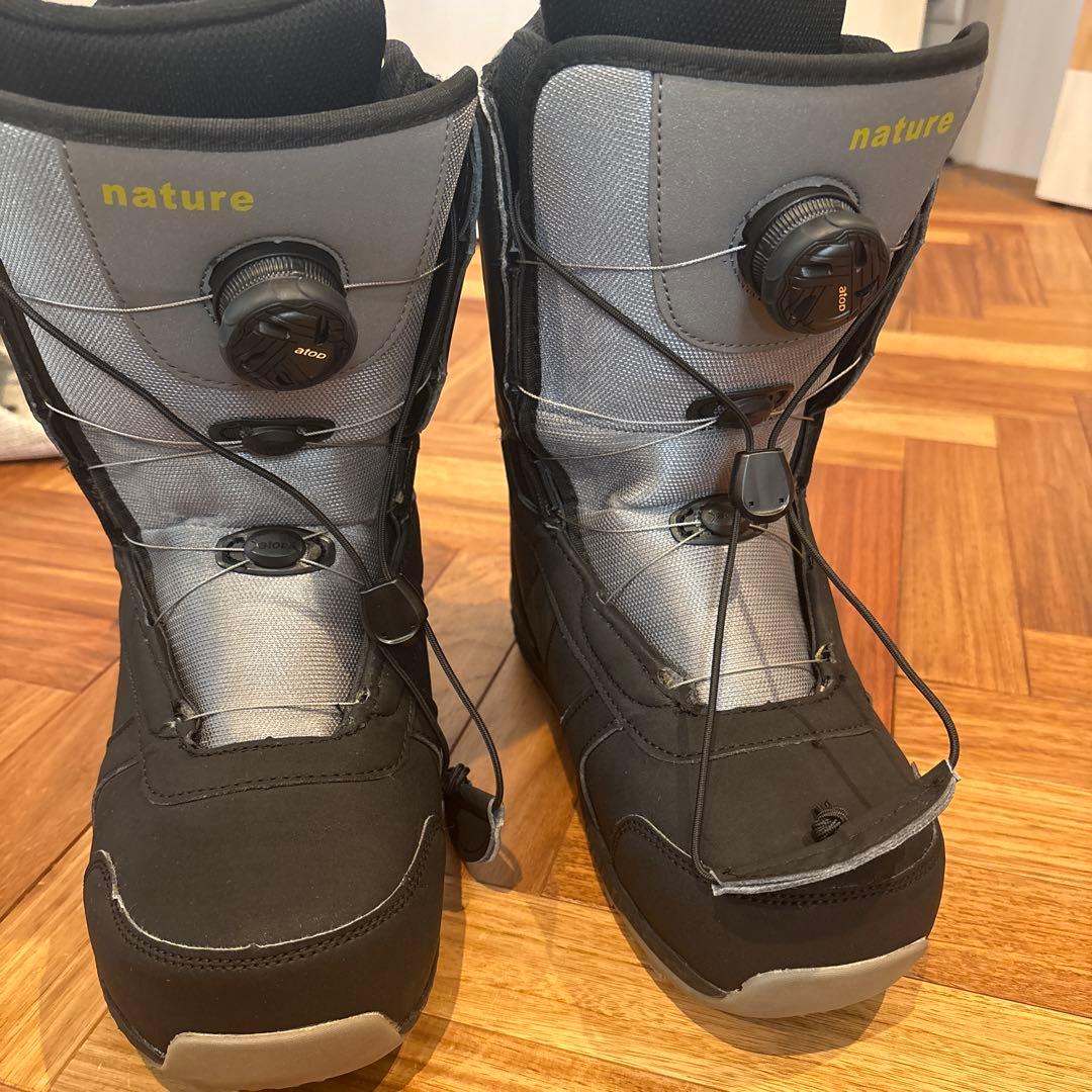 ARBN natureスノーボードブーツ 25.5cm ビンディングセット