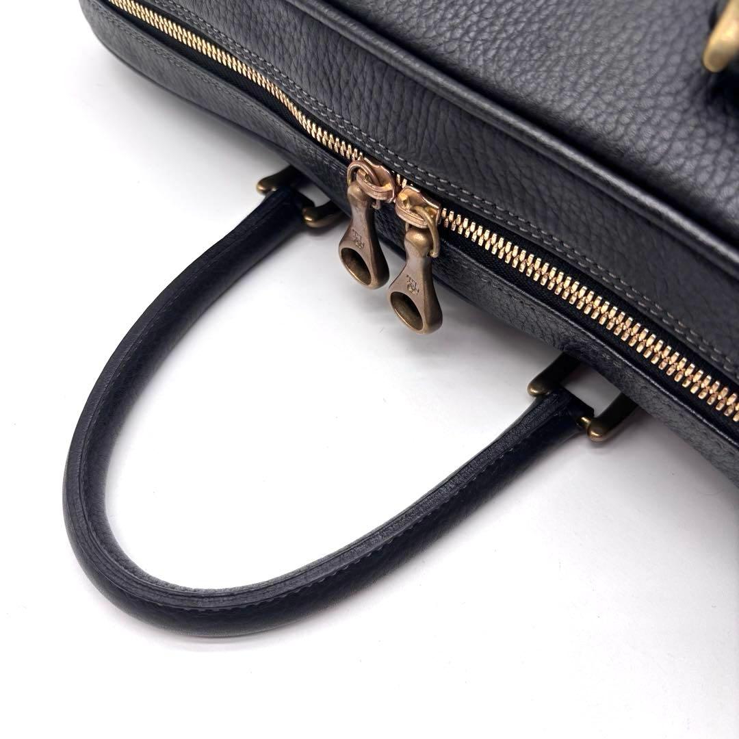 ✨美品✨トフアンドロードストーン　Vブリーフ　ビジネスバッグ　A4可　レザー