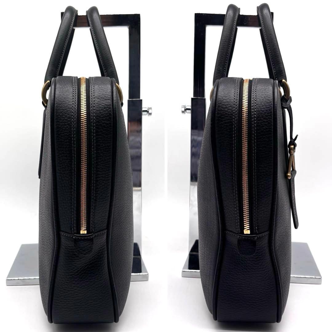 ✨美品✨トフアンドロードストーン　Vブリーフ　ビジネスバッグ　A4可　レザー