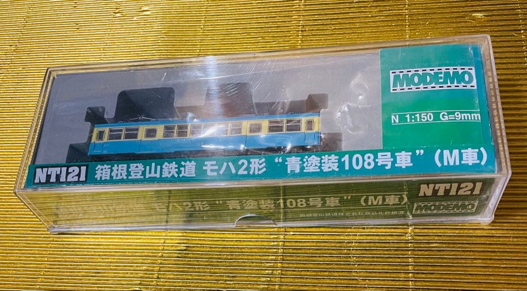 箱根登山鉄道⭐️モハ2形 青塗装108号車 (M車) ⭐️ライト点灯