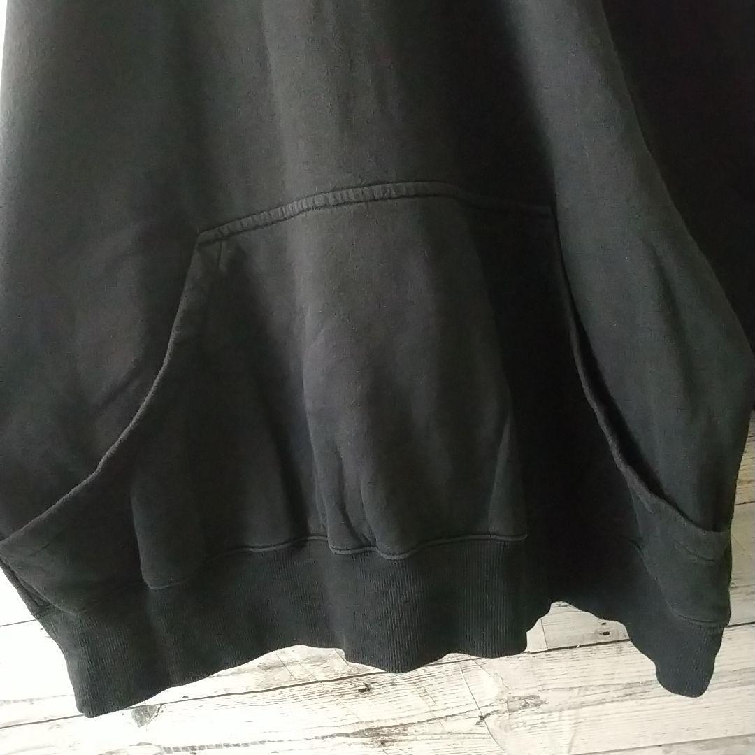 超人気☆ナイキ 刺繍センターロゴ パーカー トラヴィス着用 XL～3L ブラック