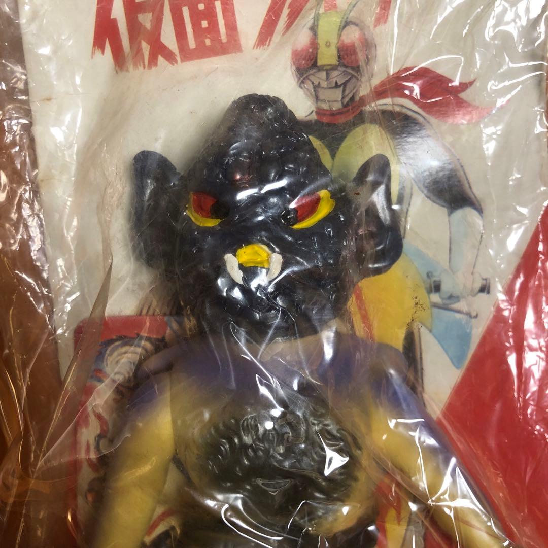 ⚠️【当時物】激レア 仮面ライダー ソフビ ゲバコンドル ショッカー怪人