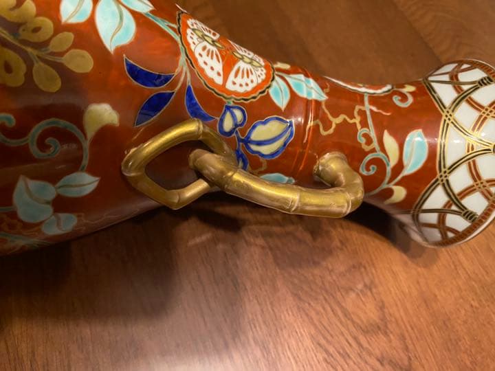 明治 深海墨之助 香蘭社 花瓶 図録掲載 年木庵喜三 - メルカリ