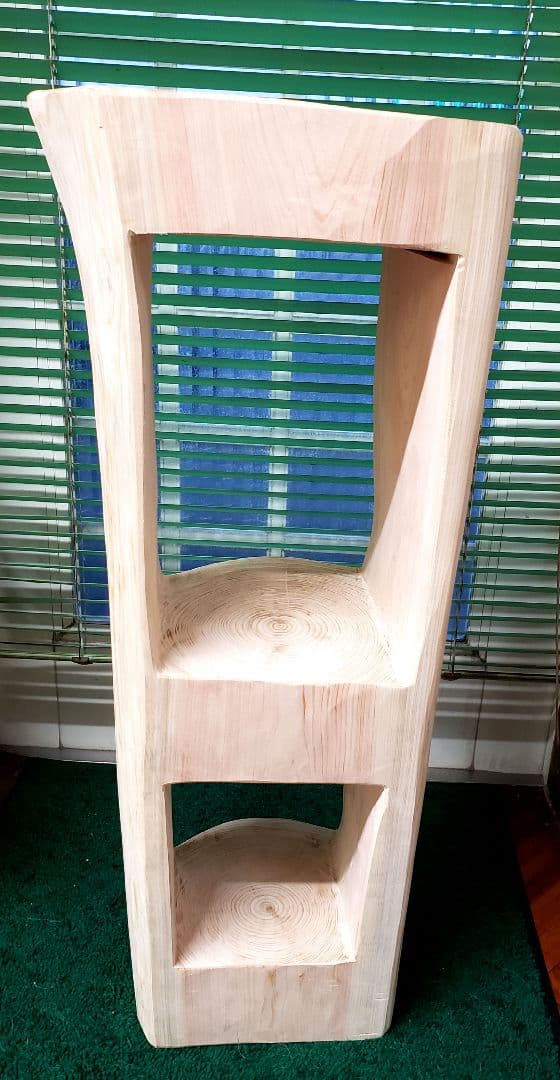 檜根元丸太オブジェ台　 78cm 12月16日まで金額