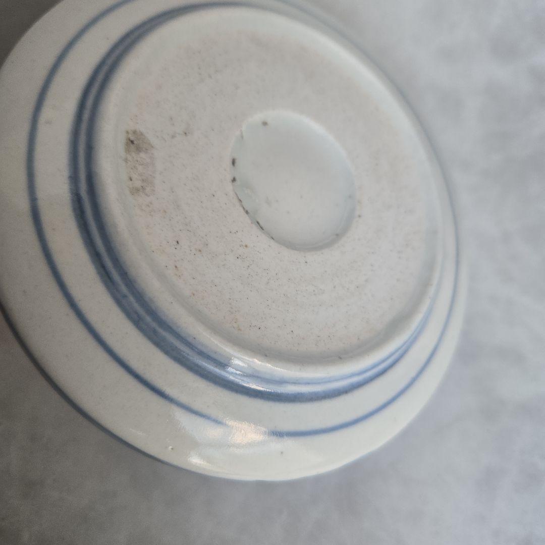 無傷　完品　古伊万里　染付　小皿　江戸時代　骨董　金継ぎ　アンティーク　獅子　龍