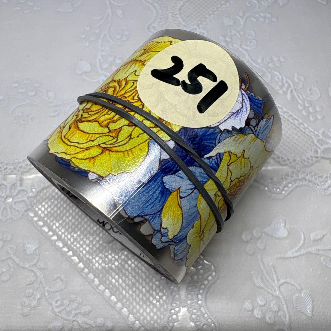 251】 海外 マステ 中古巻 PET マスキング テープ - メルカリ