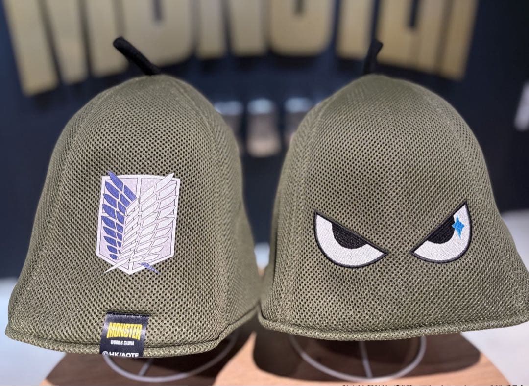 本日限り】モンスターサウナ ベストサウナハット 進撃の巨人 - メルカリ