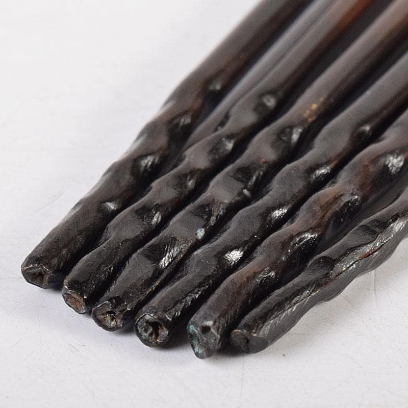 茶道具 銅火箸 三膳まとめて C R8536