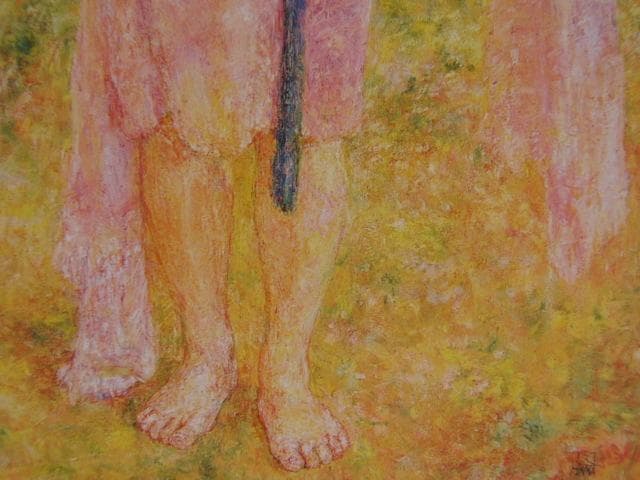 濱本久雄、【原生】、希少な額装用画集より、新品額装付