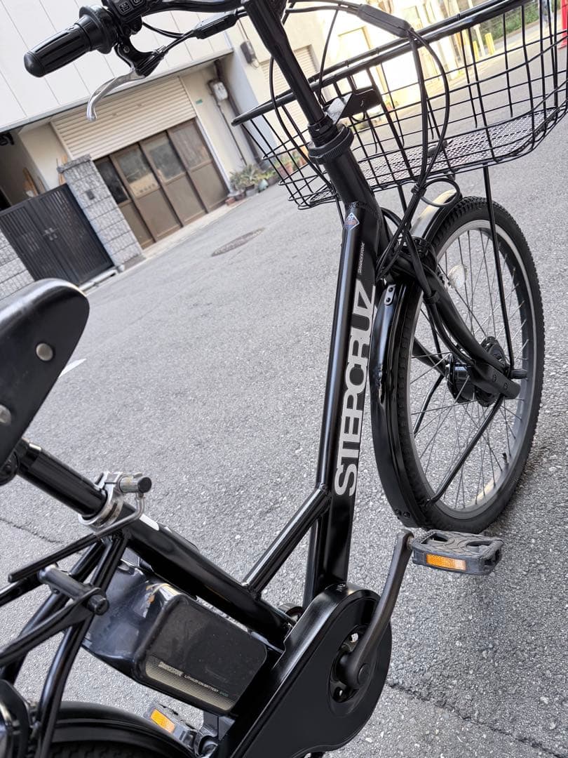 大阪府　ブリヂストン　電動アシスト自転車 ブラック