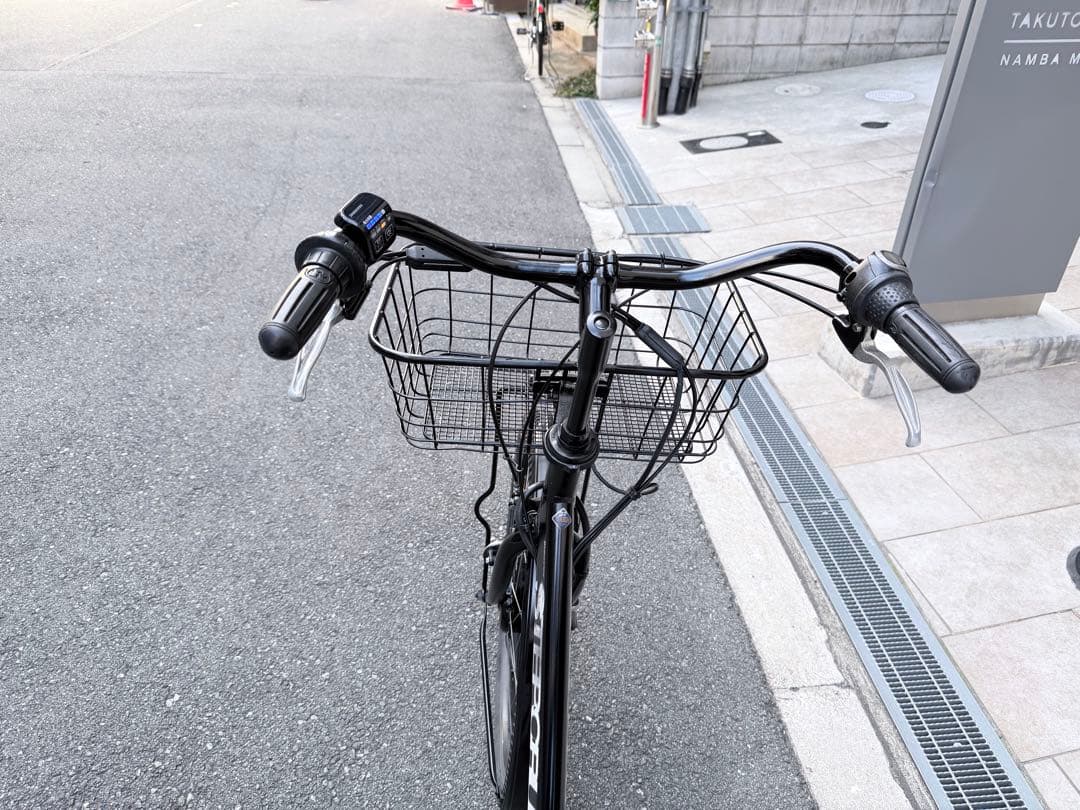 大阪府　ブリヂストン　電動アシスト自転車 ブラック
