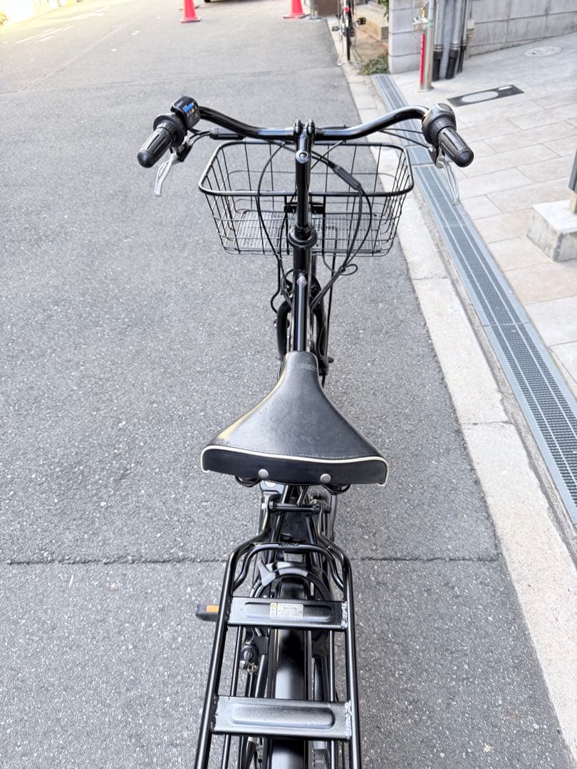 大阪府　ブリヂストン　電動アシスト自転車 ブラック