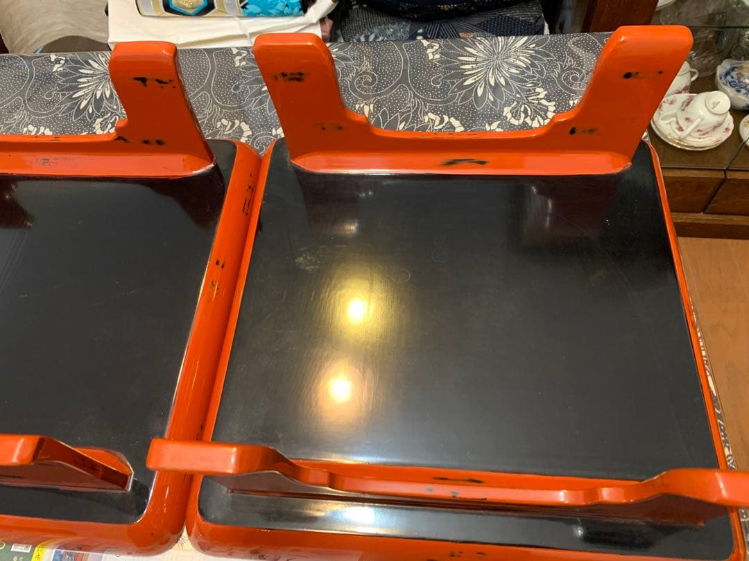 輪島塗 根来 御膳 足付膳 会席膳 5客 膳