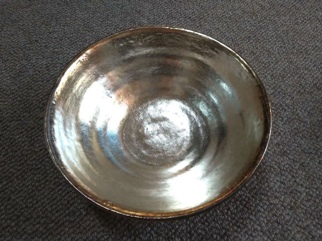 T986 嶋台茶碗 『赤楽茶碗』『金銀一双』『松楽 造』 共箱 茶道具