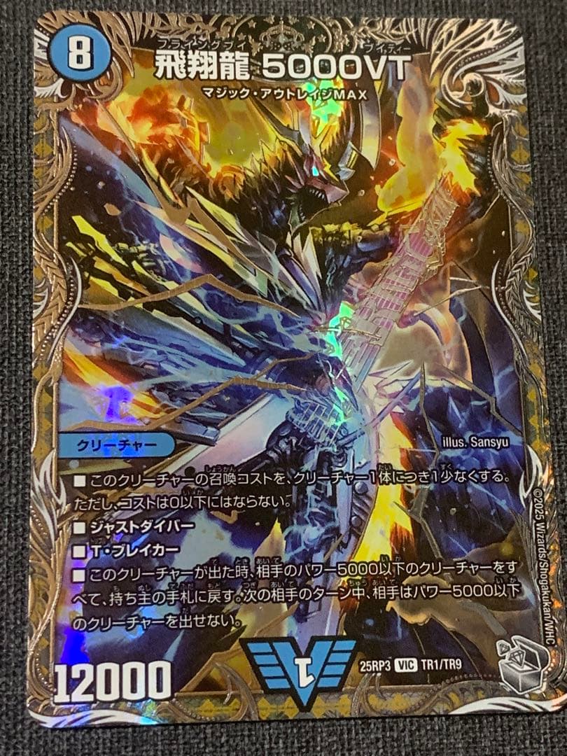 飛翔龍5000VT 銀トレジャー 1枚 DM25RP3 - メルカリ