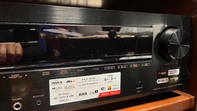 完動美品 DENON AVR-X3800H AVアンプ 25年5月28日購入