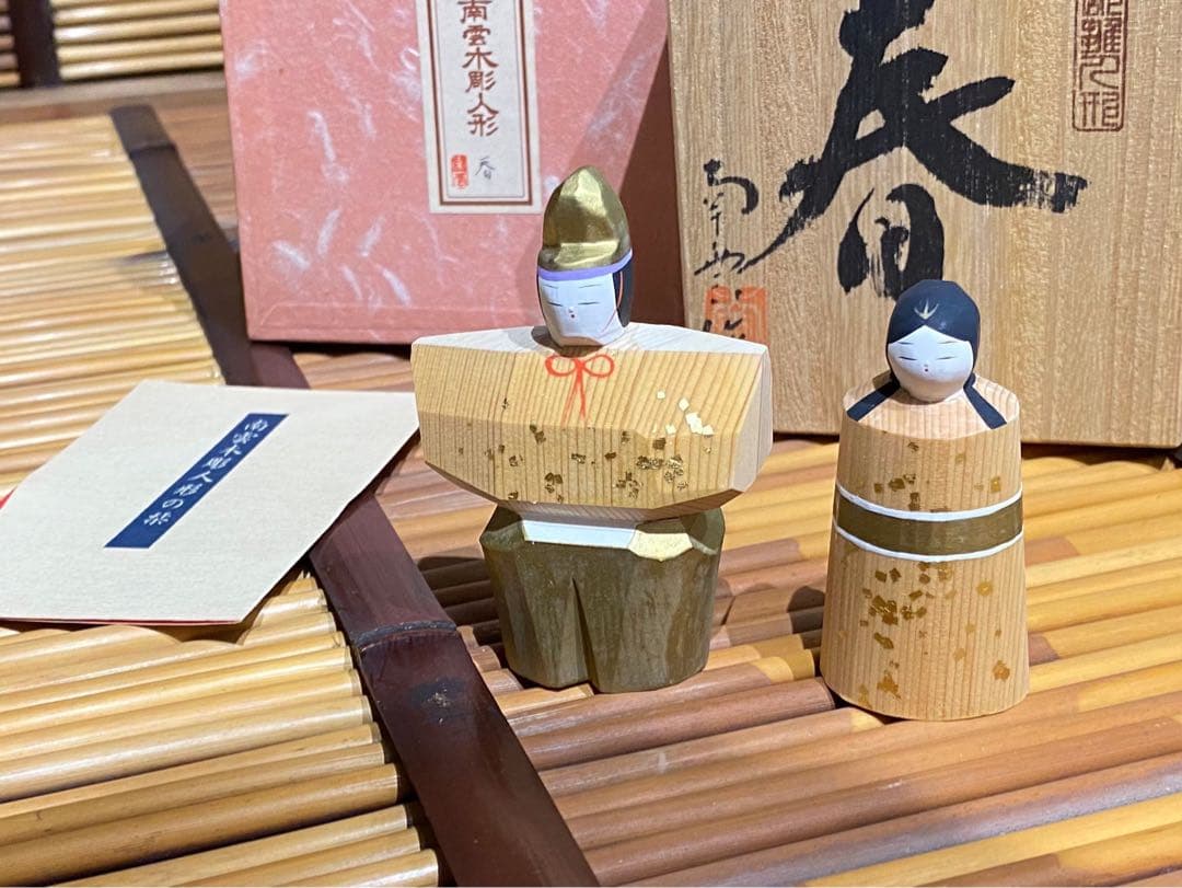 一刀彫 南雲 雛人形 ミニ雛人形 春 ひな祭り 置物 インテリア
