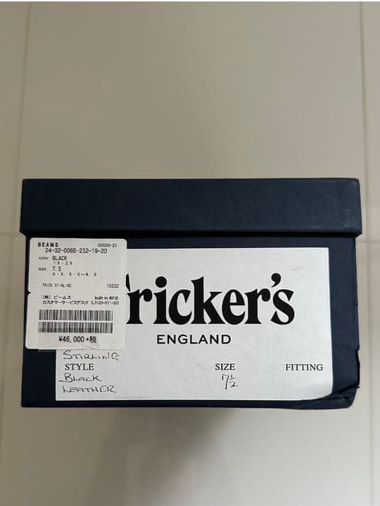 「新品未使用品」tricker's /トリッカーズ STIRLING