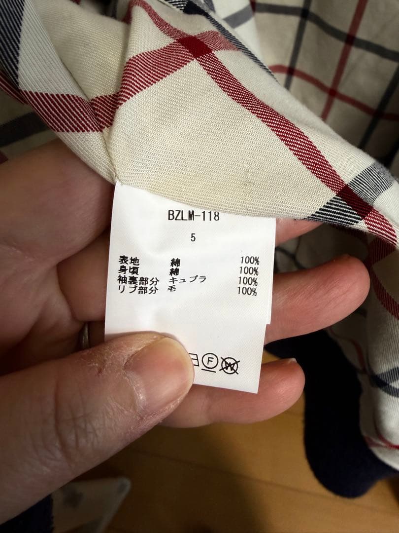 CIOTA×J.PRESS マドラスゴルフジャケット　BZLM-118