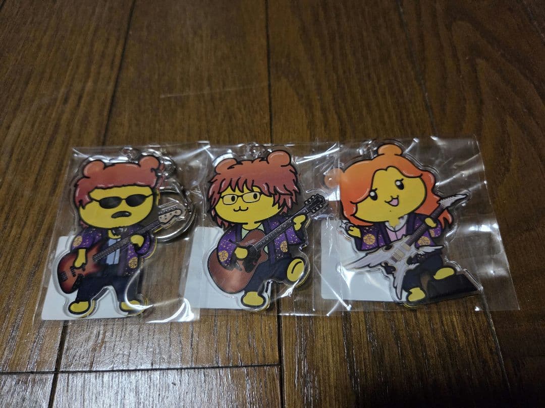 THE ALFEE 展 秩父バージョン ポテくまくん キーホルダー 3種セット