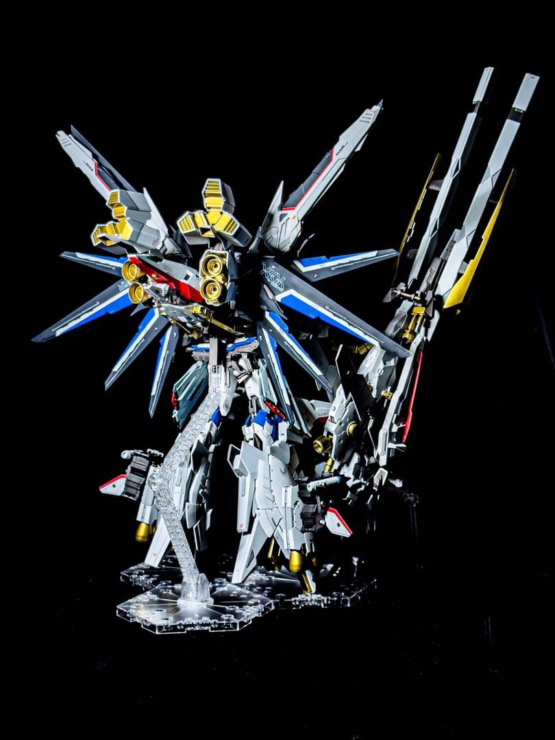 MG1/100 ライジングフリーダムガンダム ゼウスシルエット ミキシング完成品