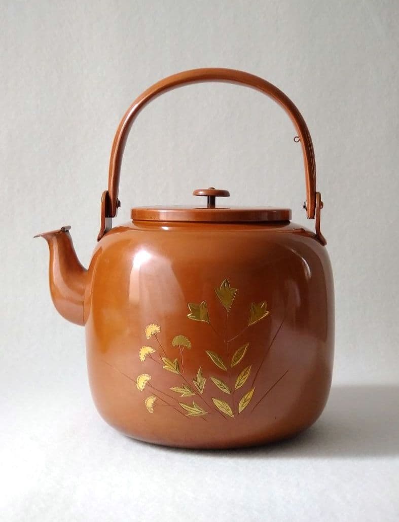 水注 秋草 茶道具 口蓋付