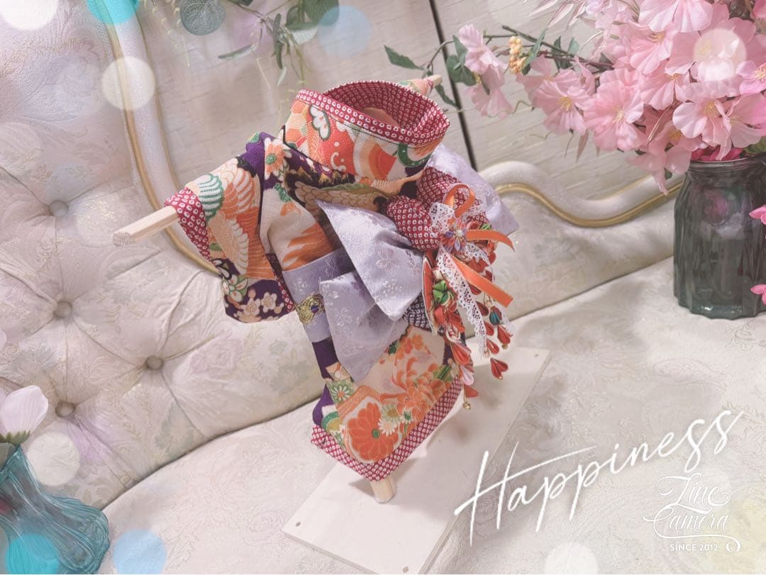 B444.pon2pan2☆オーダー犬お着物☆犬お着物☆犬お引き摺りお