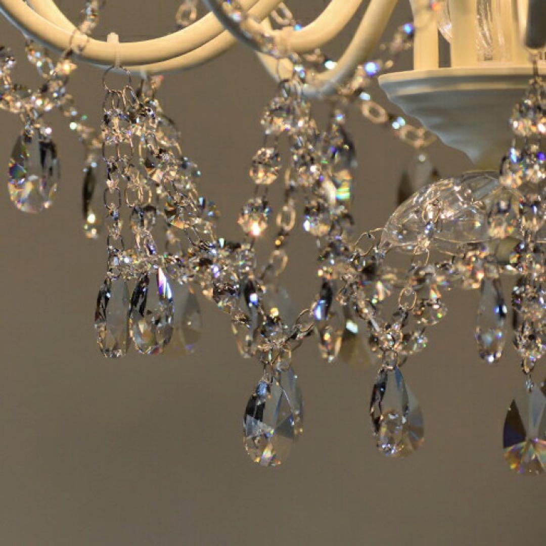 アスフォークリスタル使用 Build /ビルド 9灯シャンデリアWH