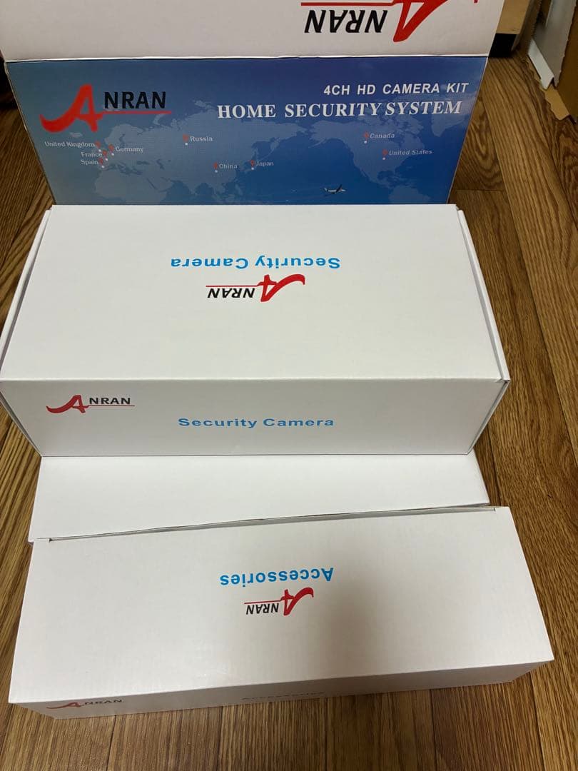 ANRAN防犯カメラPoE型レコーダーセットHDD内蔵1TB