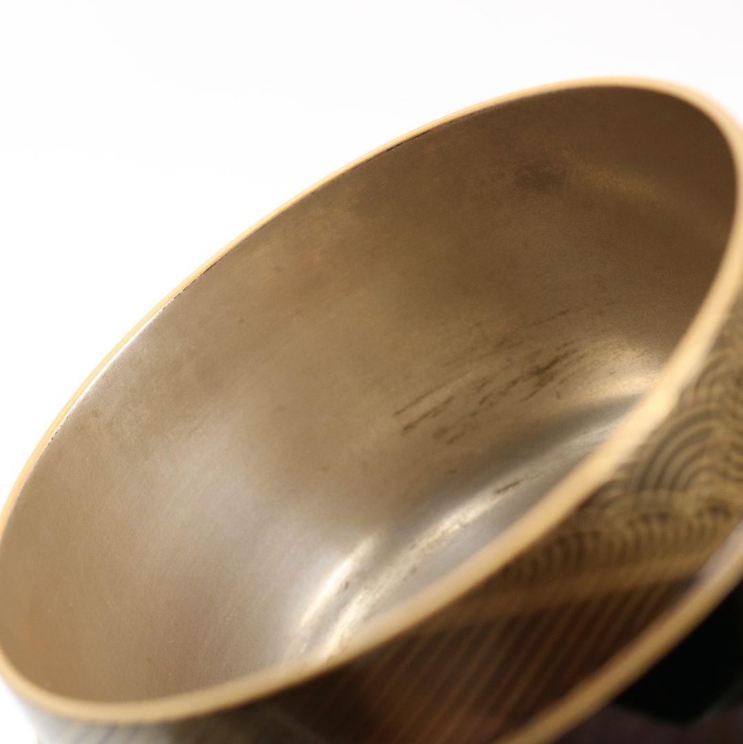 田崎昭一郎作 輪島塗 櫛千鳥蒔絵 平棗 内銀溜 村上宗信書付