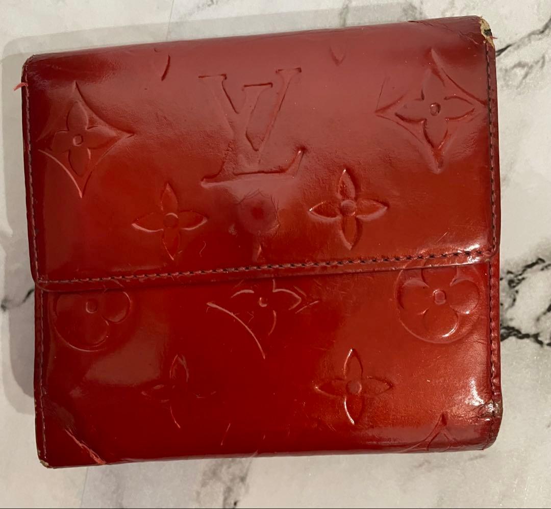 最終値下げ！ルイヴィトン ヴェルニ 財布 レッド！正規品！財布