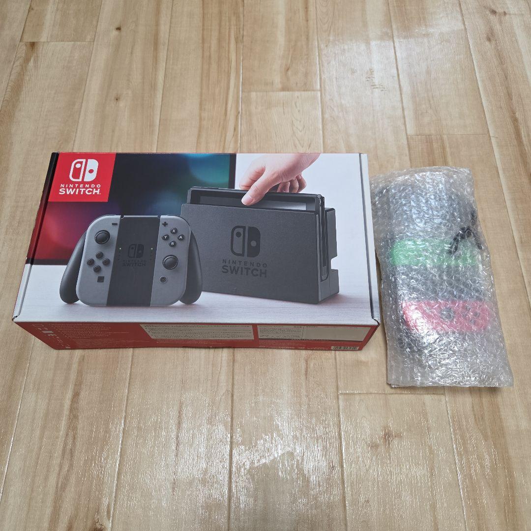 Nintendo Switch グレー 本体 ジョイコン 充電グリップ セット