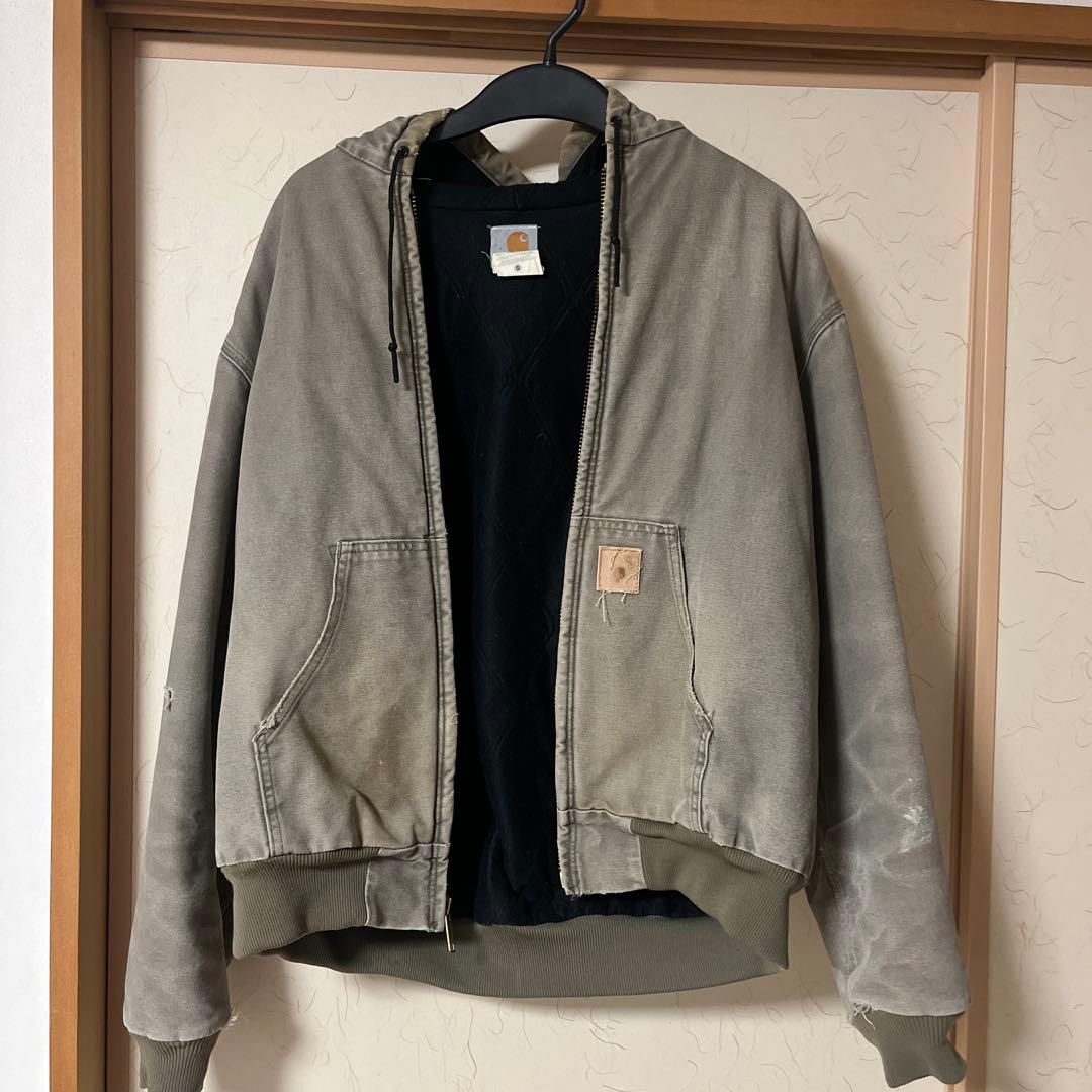 Carharttアクティブジャケット古着フェード感