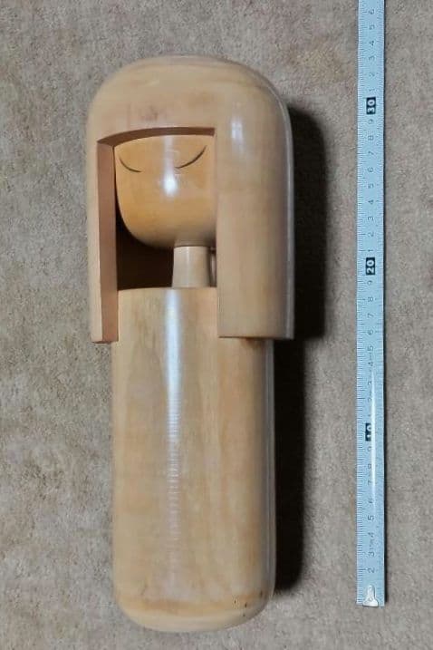 田中治正作 創作こけし 2体 童女 内閣総理大臣賞受賞 郷土玩具 美術品