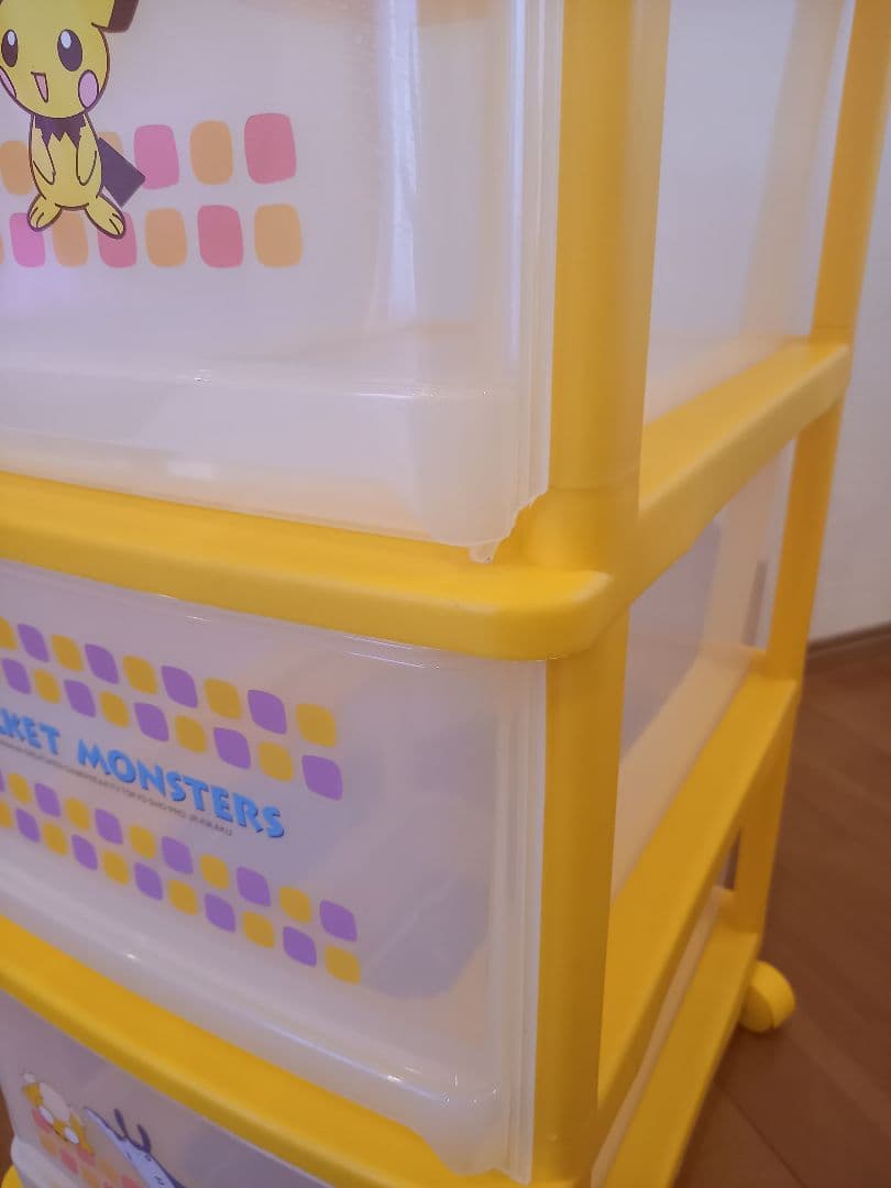 ポケットモンスター 衣装ケース 収納 チェスト 3段引き出し ポケモン