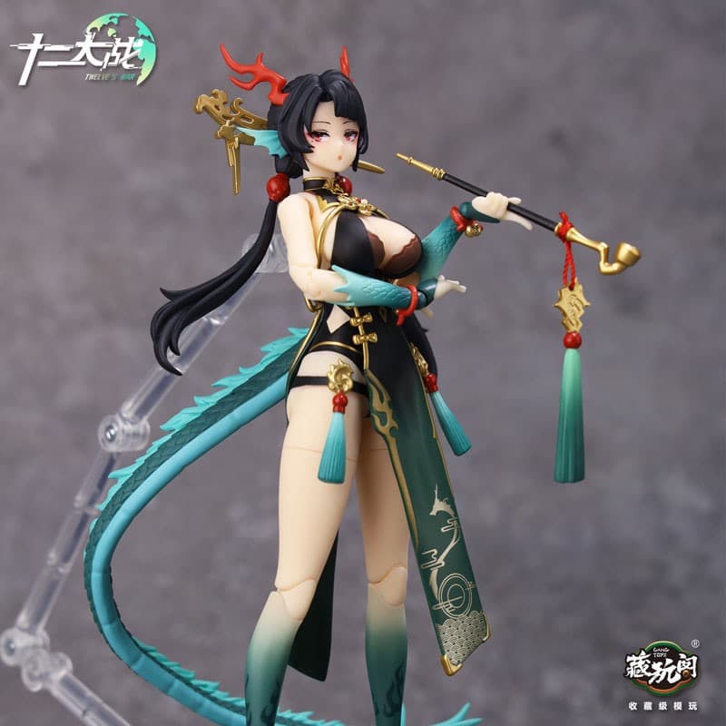 [新品未開封限定版] CNAG-TOYS 十二大戦　小青龍 瓏&山羊座 MORA