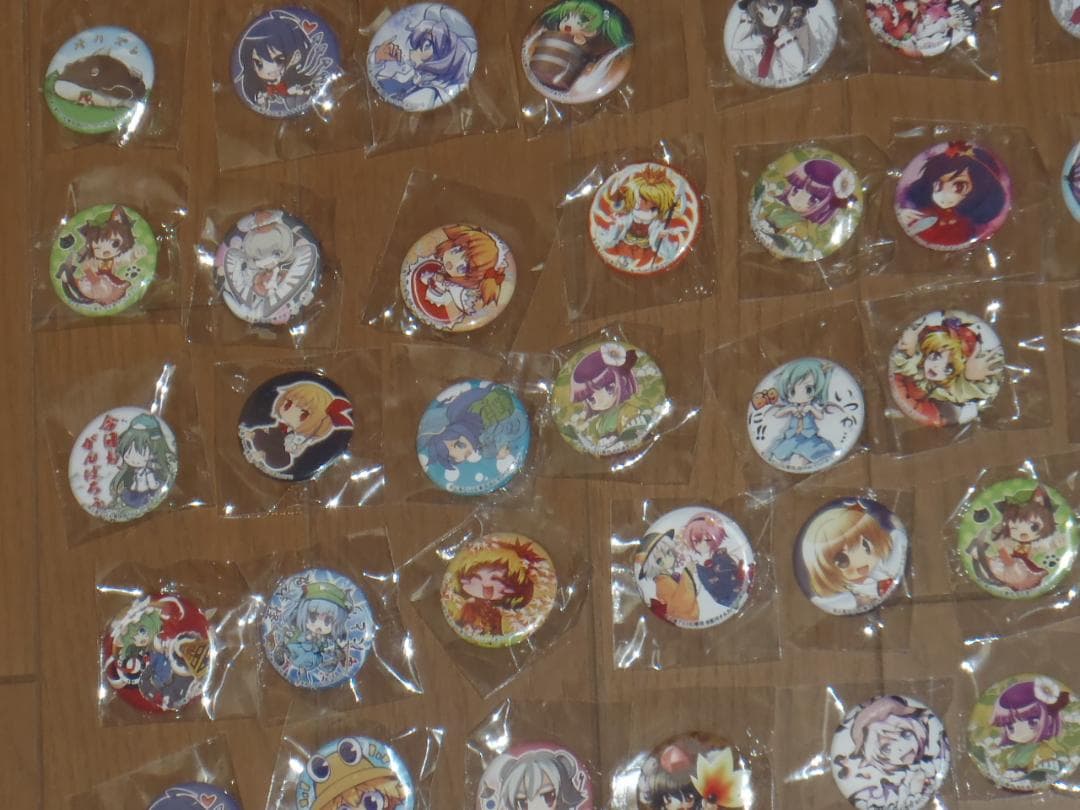 東方絢爛徽章　東方Project 缶バッジ　３２２個セット　未開封