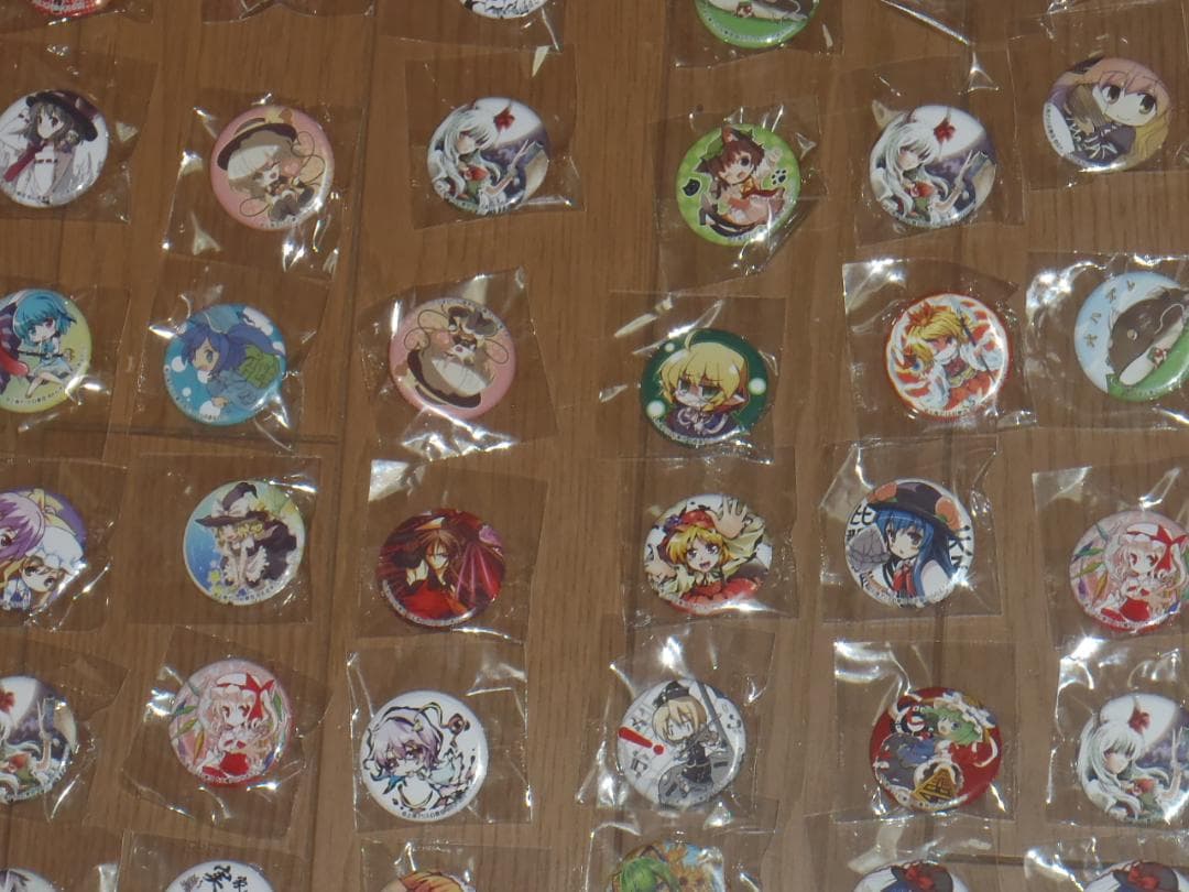 東方絢爛徽章　東方Project 缶バッジ　３２２個セット　未開封