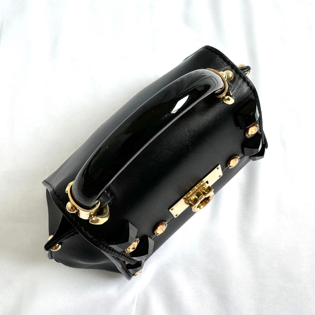 極美品【希少】フェラガモ スモールソフィア　ガンチーニ 2way バッグ