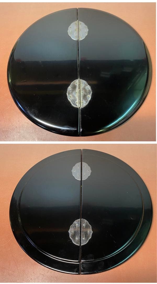 【茶道具】加藤藤城造　白磁七宝透平水指（共箱）