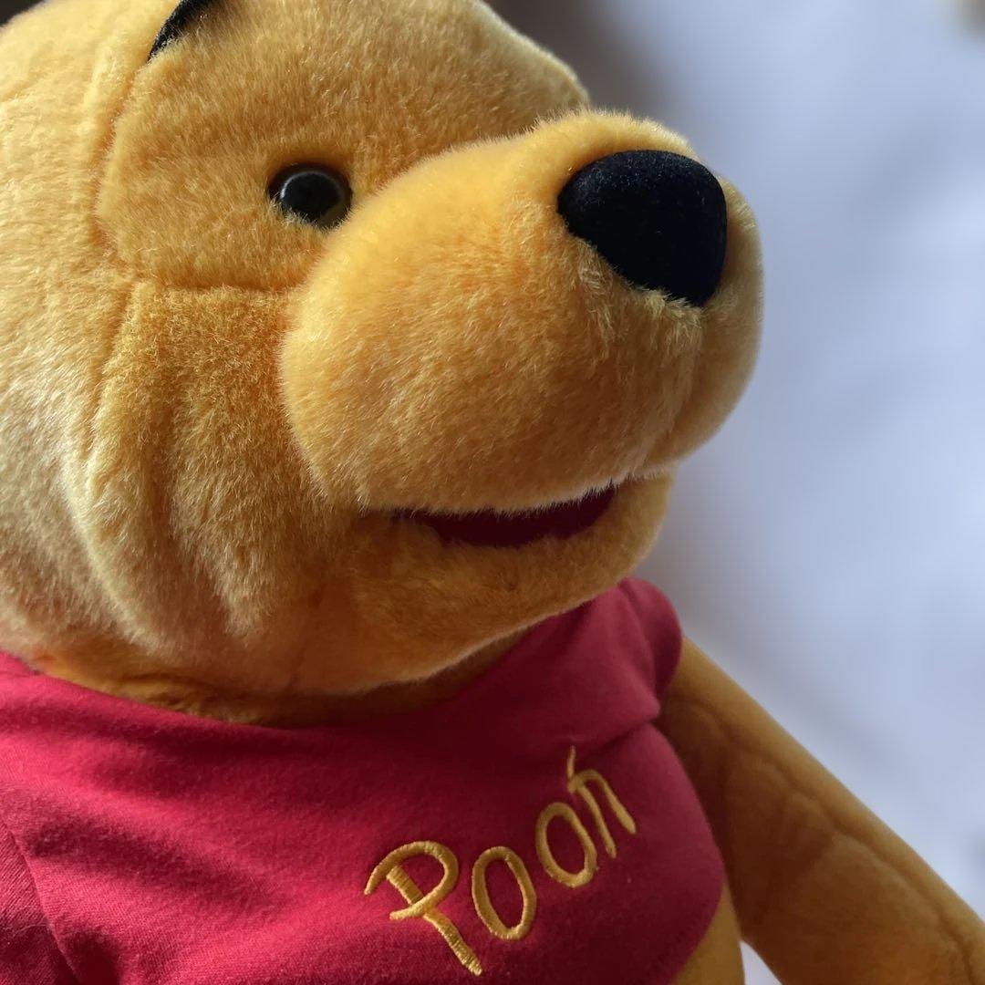 希少品　ディズニーストア　プーさん ぬいぐるみ パペット　美品