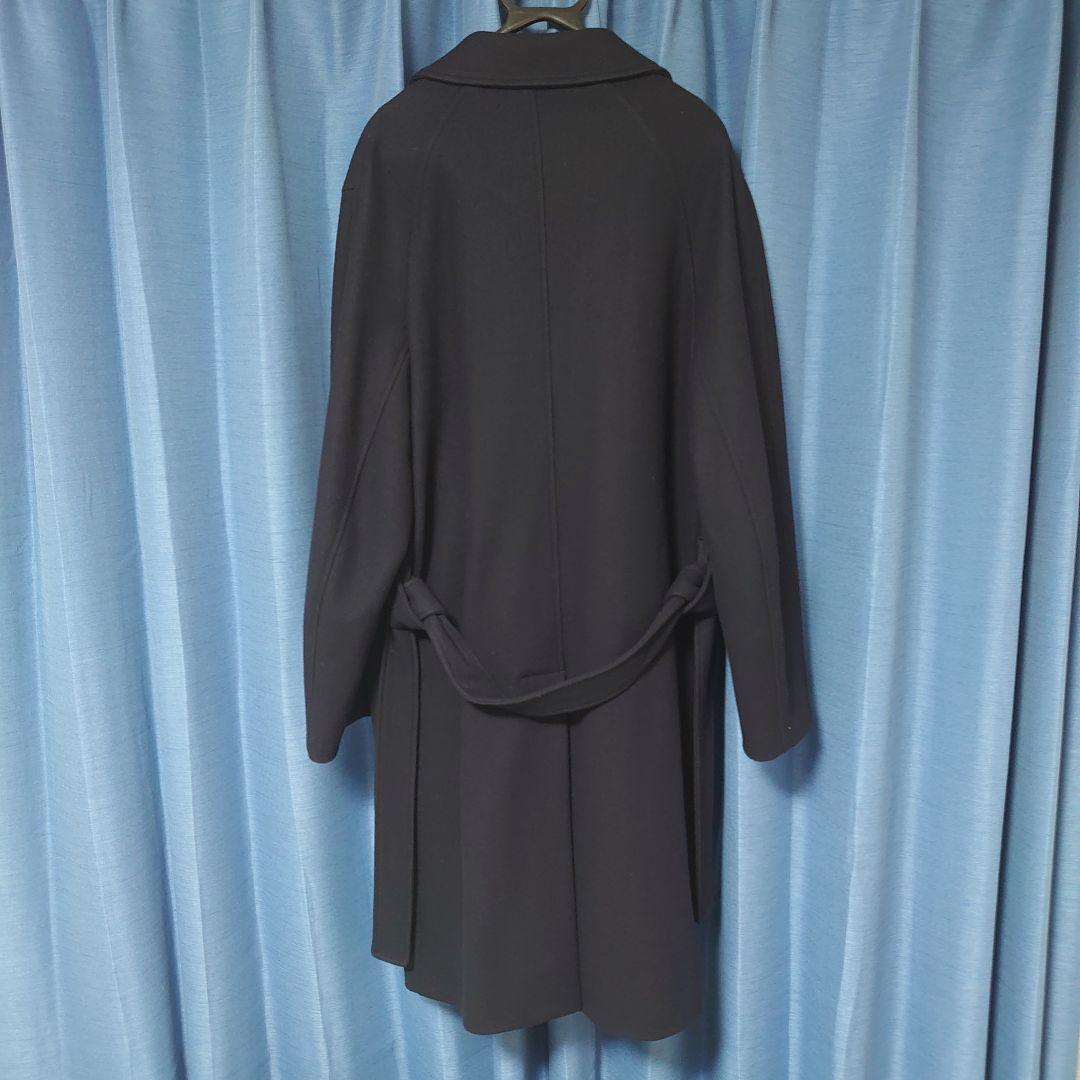 バーニーズニューヨーク　ベルテッドコート　ネイビー　48